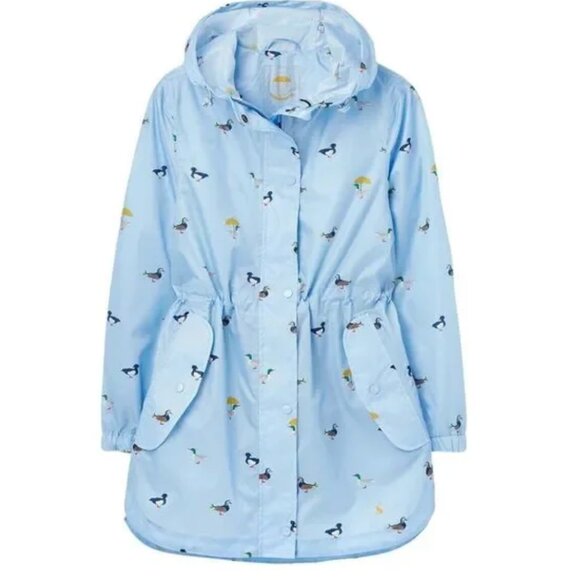 Joules Right As Rain Perfectly Packable Light Blue 8 Like New - Picture 1 of 15